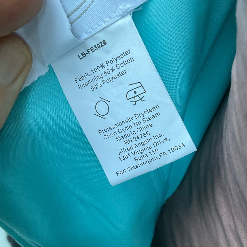 Alfred Angelo teal green strapless NWT prom dress 14 - Picture 15 of 15
